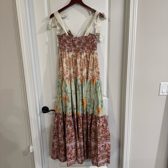 Free People Bluebell Maxi In Lilac Combo Tiered Dress - Picture 9 of 11